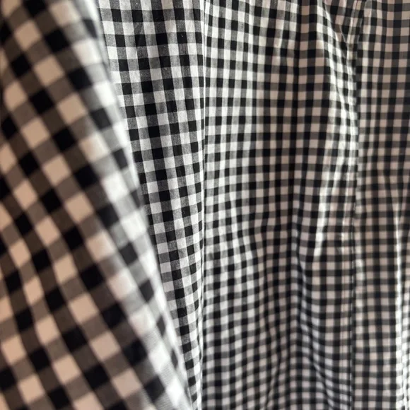 EUC Vintage CJ Banks Black & White Gingham Check Cotton Jacket | Women’s Plus 2X - Picture 13 of 16